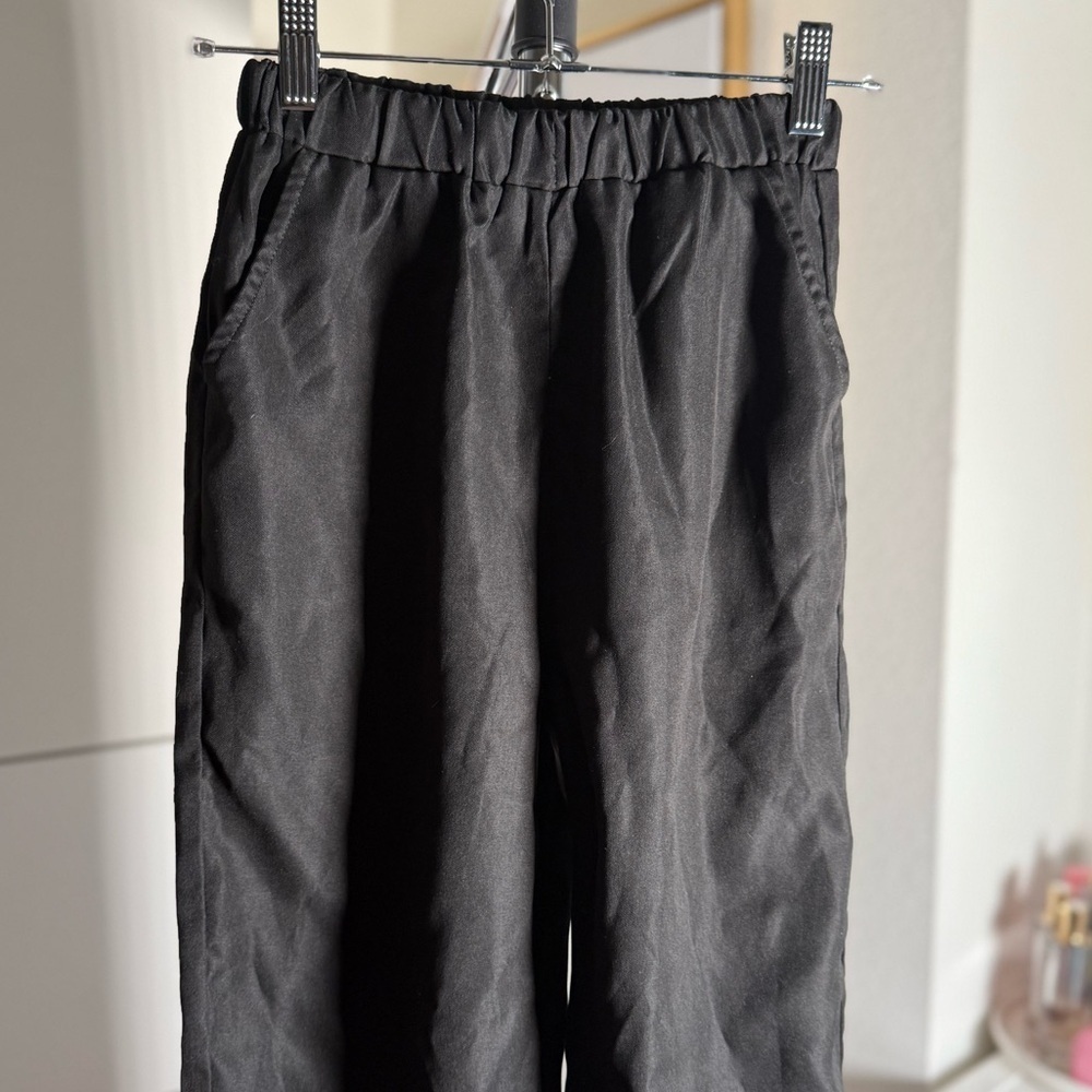 Shein Kids Black Joggers Trousers Size 10 Years - Picture 3 of 3